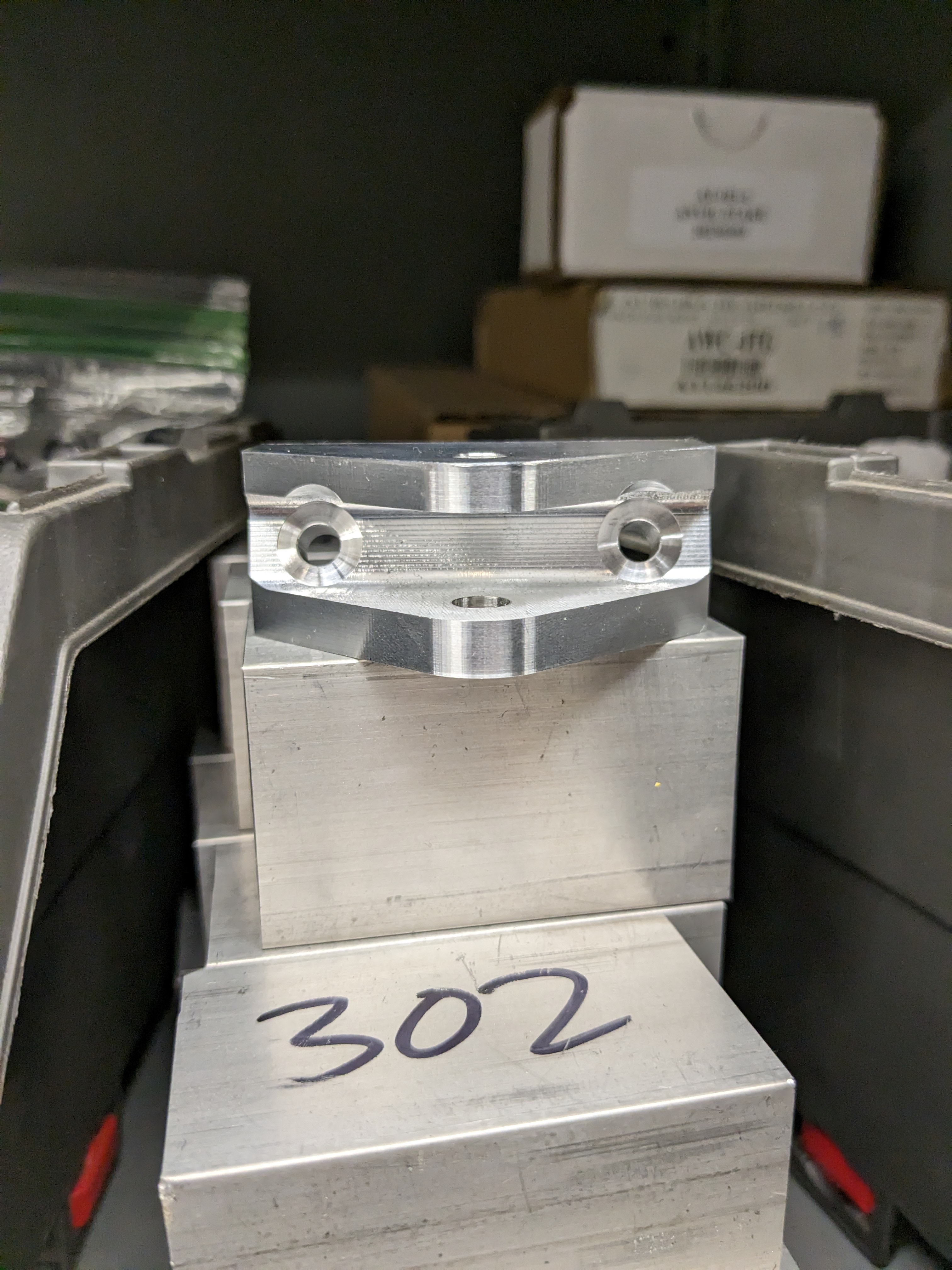 Machined 6061-T6 suspension clevis