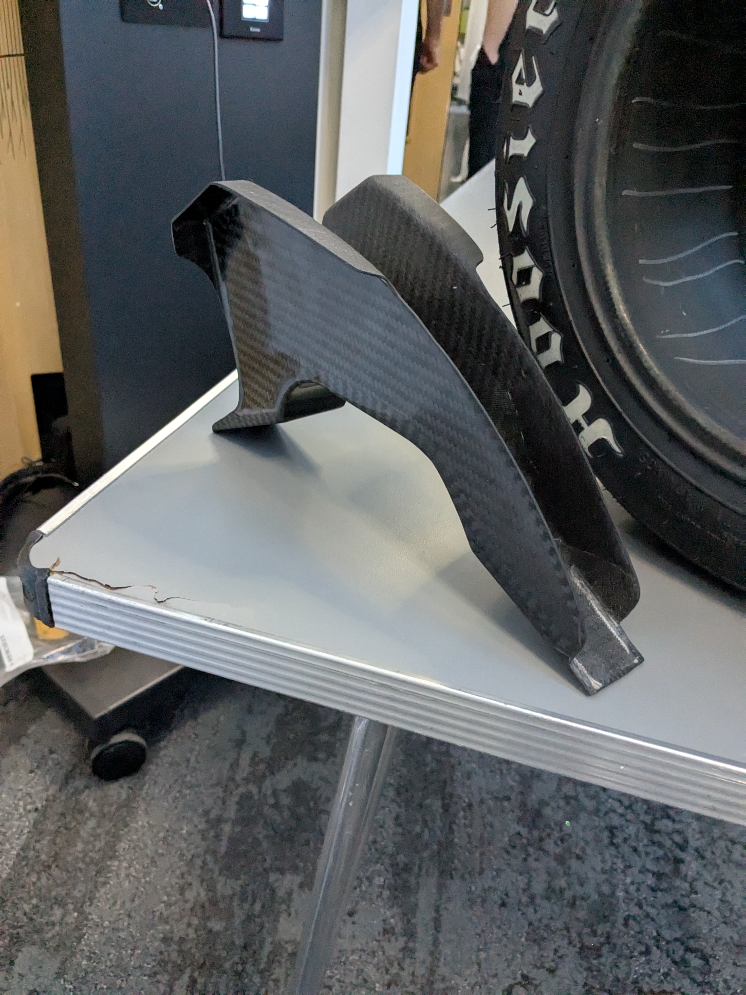 Carbon fibre steering column components
